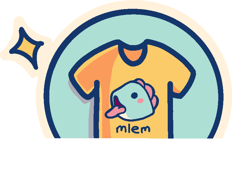 drawing of a yellow shirt with a dinosaur print inside a blue circle